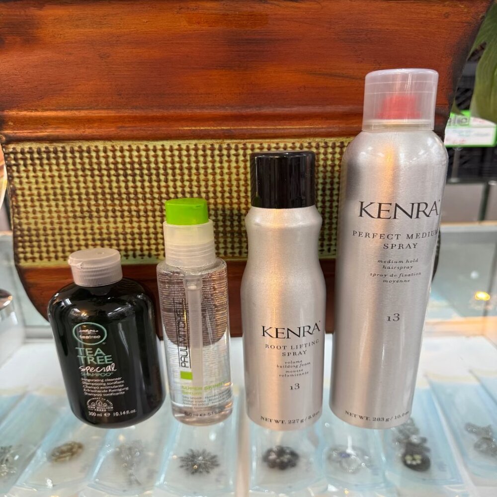 Lot of 4 Kenra & Paul Mitchell Refresh & Style Kit